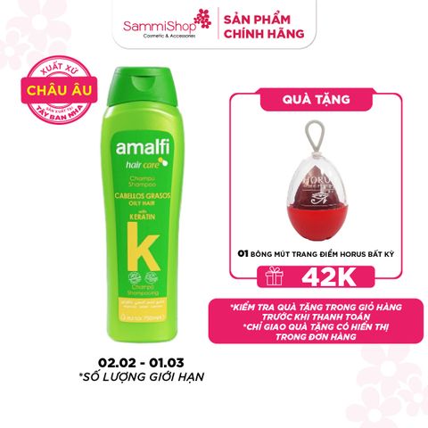 Amalfi Dầu gội Oily Hair Shampoo With Keratin 750ml