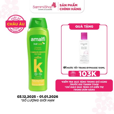 Amalfi Dầu gội Oily Hair Shampoo With Keratin 750ml