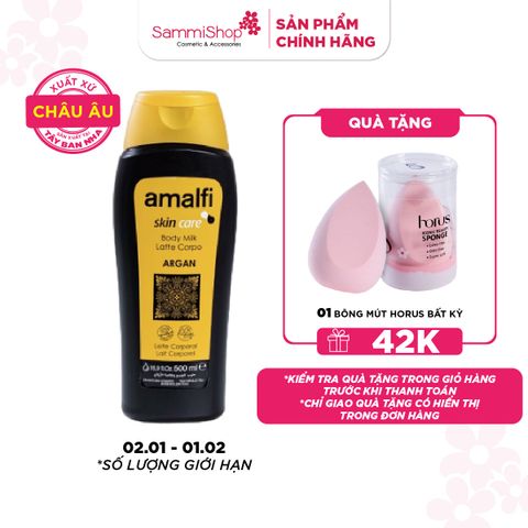 Amalfi Sữa dưỡng thể Argan Body Milk 500ml