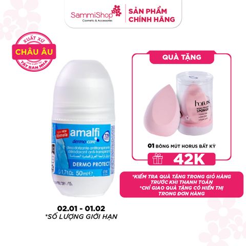 Amalfi Lăn khử mùi Dermo Protect Antiperspirant Deodorant 50ml