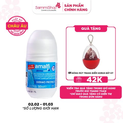 Amalfi Lăn khử mùi Dermo Protect Antiperspirant Deodorant 50ml