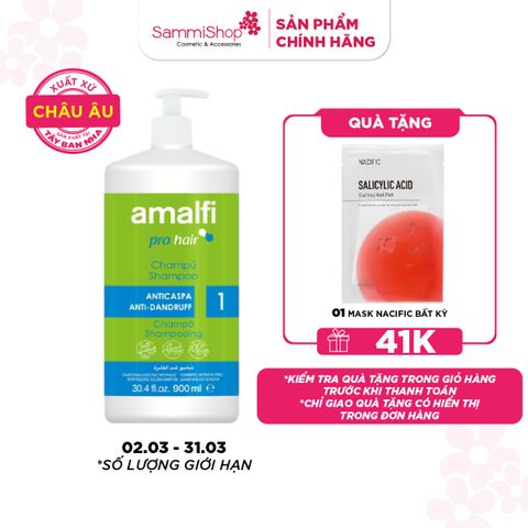 Amalfi Dầu gội Anti-Dandruff Shampoo 900ml