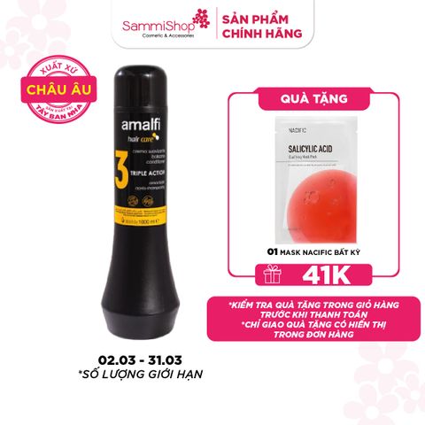 Amalfi Dầu xả Triple Action Conditioner 1000ml
