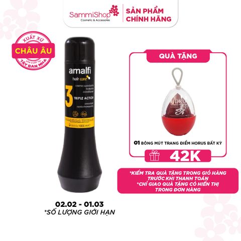 Amalfi Dầu xả Triple Action Conditioner 1000ml