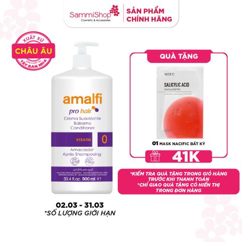 Amalfi Dầu xả Keratin Conditioner 900ml
