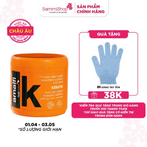 Amalfi Mặt nạ dưỡng tóc Keratin Hair Mask 500ml