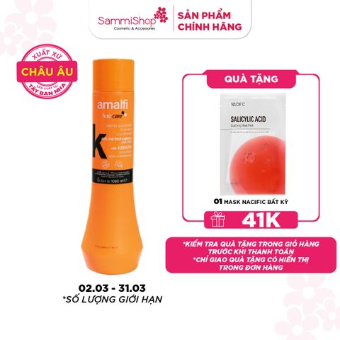 Amalfi Dầu xả Anti-frizz Conditioner with Keratin 1000ml