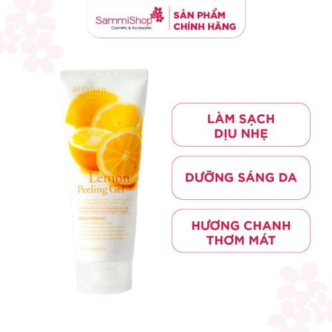 Arrahan Tẩy tế bào da chết Lemon White Peeling Gel 180ml