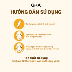 Q+A Tinh chất Caffeine Eye Serum 15ml