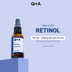 Q+A Tinh chất Retinol Facial Serum 30ml