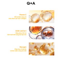 Q+A Kem dưỡng da vùng mắt Vitamin C Eye Cream 15ml