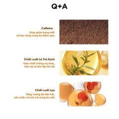 Q+A Tinh chất Caffeine Eye Serum 15ml
