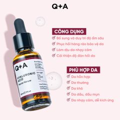 Q+A Tinh chất Hyaluronic Acid Facial Serum 30ml