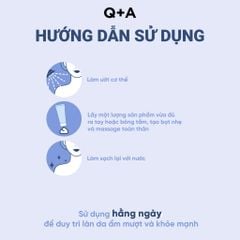 Q+A Sữa tắm Salicylic Acid Body Wash 250ml