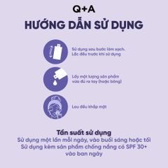 Q+A Nước hoa hồng Glycolic Acid Daily Toner 100ml