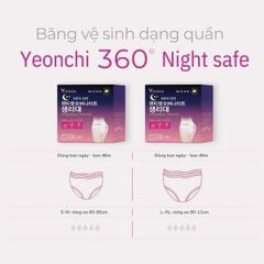 Yeonchi Băng vệ sinh dạng quần siêu mỏng bảo vệ 360 độ