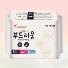Yeonchi Băng vệ sinh ban ngày Softfeeling 8 miếng