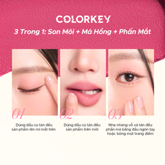 COLORKEY Son bùn đa năng dạng hũ Bouncy Creamy Multi-Purpose Mud