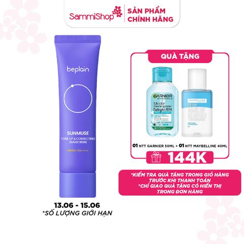 APP+WEB 13.06 - 15.06 Beplain Kem chống nắng Sunmuse Tone-Up & Correcting Sunscreen SPF50+ PA++++ 50ml