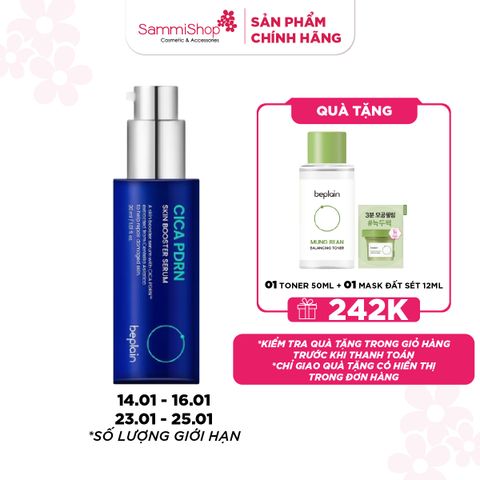 APP + WEB SPIKE DAY 14.01 - 16.01 Beplain Tinh chất Cica PDRN Skin Booster Serum 30ml