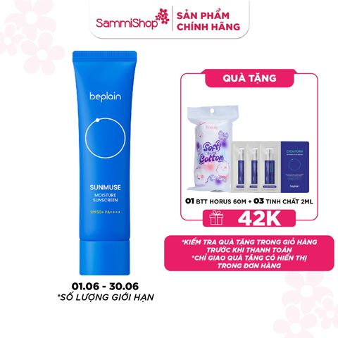 Beplain Kem chống nắng Sunmuse Moisture Sunscreen SPF50+ PA++++ 50ml