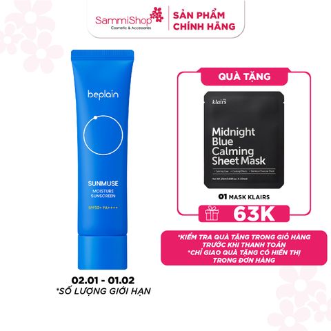 Beplain Kem chống nắng Sunmuse Moisture Sunscreen SPF50+ PA++++ 50ml