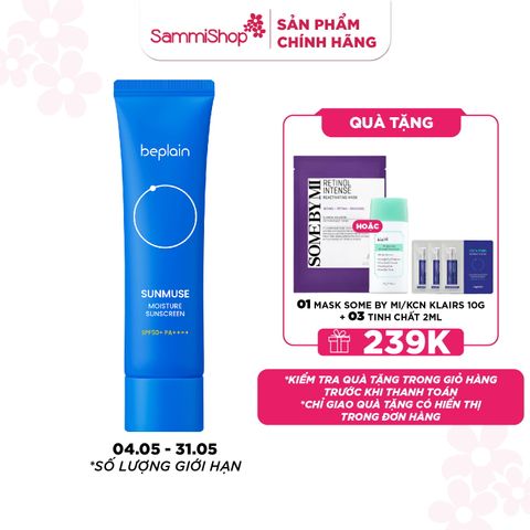 Beplain Kem chống nắng Sunmuse Moisture Sunscreen SPF50+ PA++++ 50ml