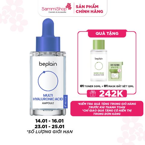 APP + WEB SPIKE DAY 14.01 - 16.01 Beplain Tinh chất Multi Hyaluronic Acid Ampoule 30ml
