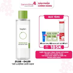 Beplain Nước hoa hồng Mung Bean Balancing Toner 200ml