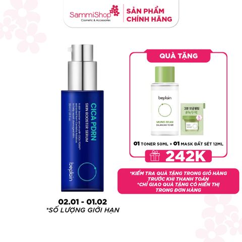 APP+WEB 02.01 - 01.02 Beplain Tinh chất Cica PDRN Skin Booster Serum 30ml