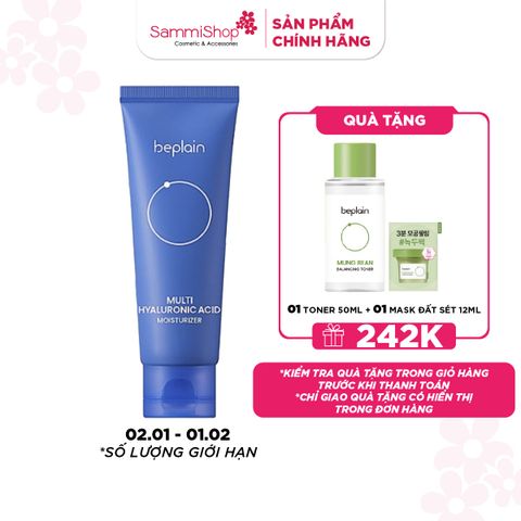 APP+WEB 02.01 - 01.02 Beplain Kem dưỡng da Multi Hyaluronic Acid Moisturizer 70ml
