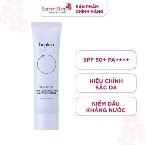 APP-WEB 01.04 - 03.05 Beplain Kem chống nắng Sunmuse Tone Up & Correcting Matte Sunscreen 50ml