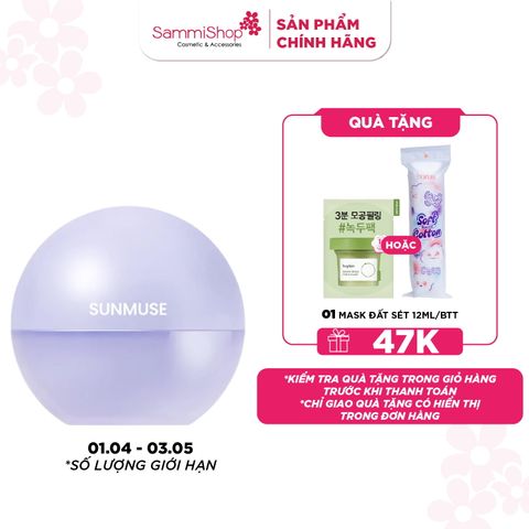 Beplain Phấn phủ chống nắng Sunmuse Tone Up & Correcting Oil Cut Sun Powder PA++++ 7,5g