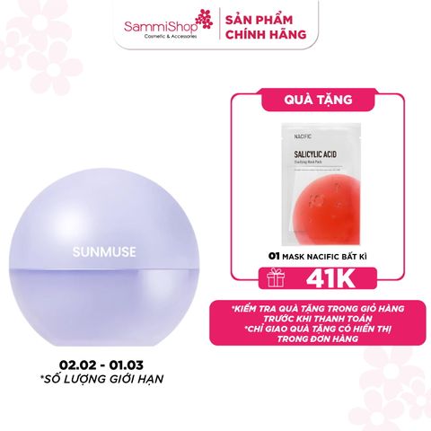 Beplain Phấn phủ chống nắng Sunmuse Tone Up & Correcting Oil Cut Sun Powder PA++++ 7,5g