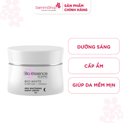 M1T1 01.04 - 15.04 Bio Essence Kem dưỡng ban đêm Bio White Pro Whitening Night Cream 50g