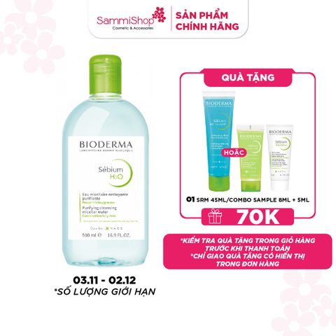 APP-WEB 03.11 - 02.12 Bioderma Nước tẩy trang Sebium H2O 500 ml