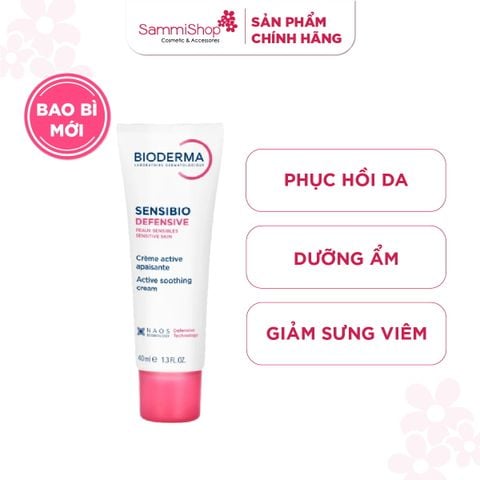 Bioderma Kem dưỡng Sensibio Defensive 40ml