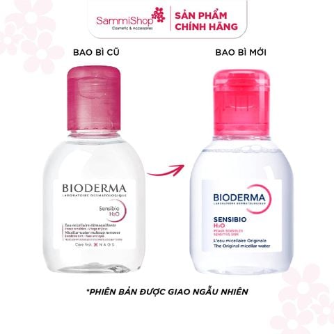 Bioderma Nước tẩy trang hồng Sensibio H2O 100 ml