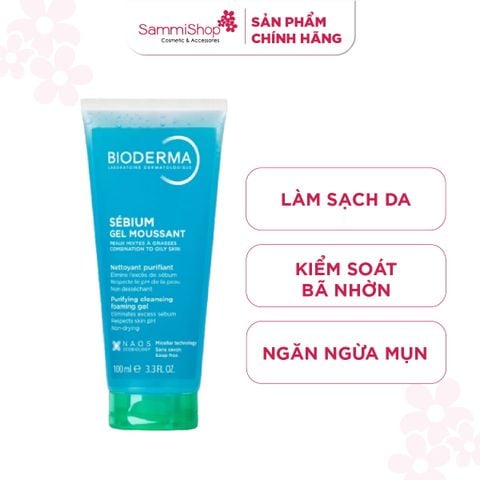 Bioderma Sữa rửa mặt Sebium Gel Moussant