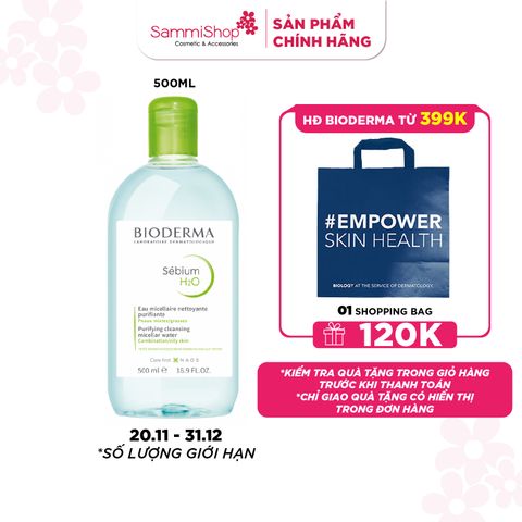 Bioderma Nước tẩy trang Sebium H2O 500 ml