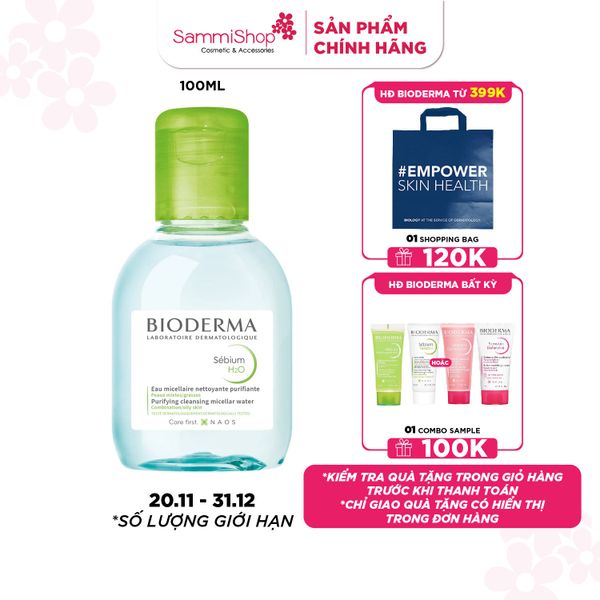 Bioderma Nước tẩy trang Sebium H2O 100 ml