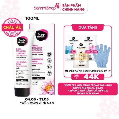 Body Natur Kem Tẩy Lông Hair Removal Cream Moisturising Body Sensitive Skin
