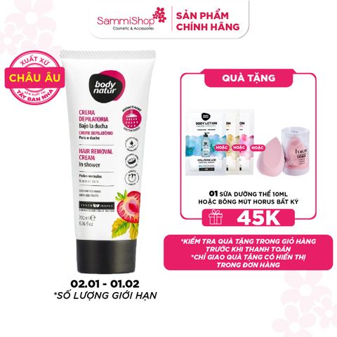 Body Natur Kem tẩy lông Hair Removal Cream In Shower