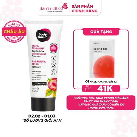 Body Natur Kem tẩy lông Hair Removal Cream In Shower