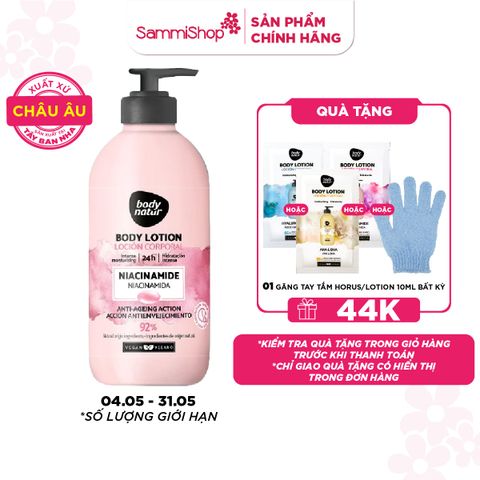 Body Natur Sữa Dưỡng Thể Body Lotion Niacinamide Anti-Ageing Action 275ml