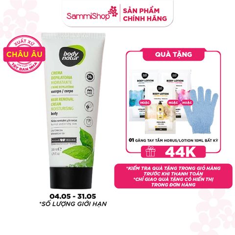 Body Natur Kem Tẩy Lông Hair Removal Cream Moisturising Body Normal And Or Dry Skin