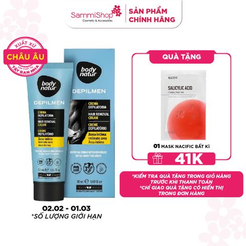 Body Natur Kem tẩy lông Depilmen Hair Removal Cream Intimate Area