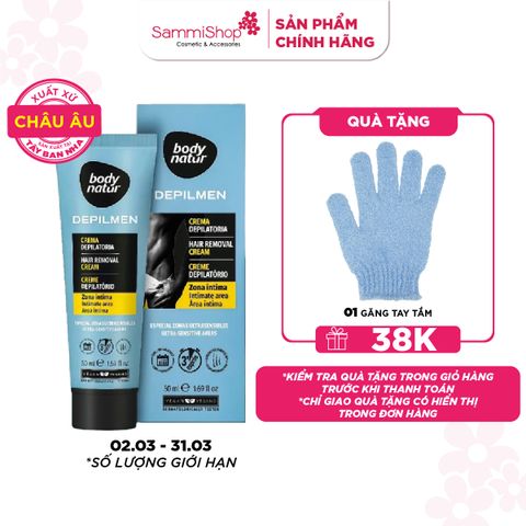 Body Natur Kem tẩy lông Depilmen Hair Removal Cream Intimate Area