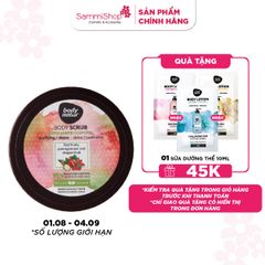 Body Natur Tẩy da chết cơ thể Body Scrub Red Fruits, Pomegranate and Dragon Fruit 200ml