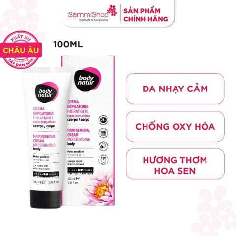 Body Natur Kem Tẩy Lông Hair Removal Cream Moisturising Body Sensitive Skin